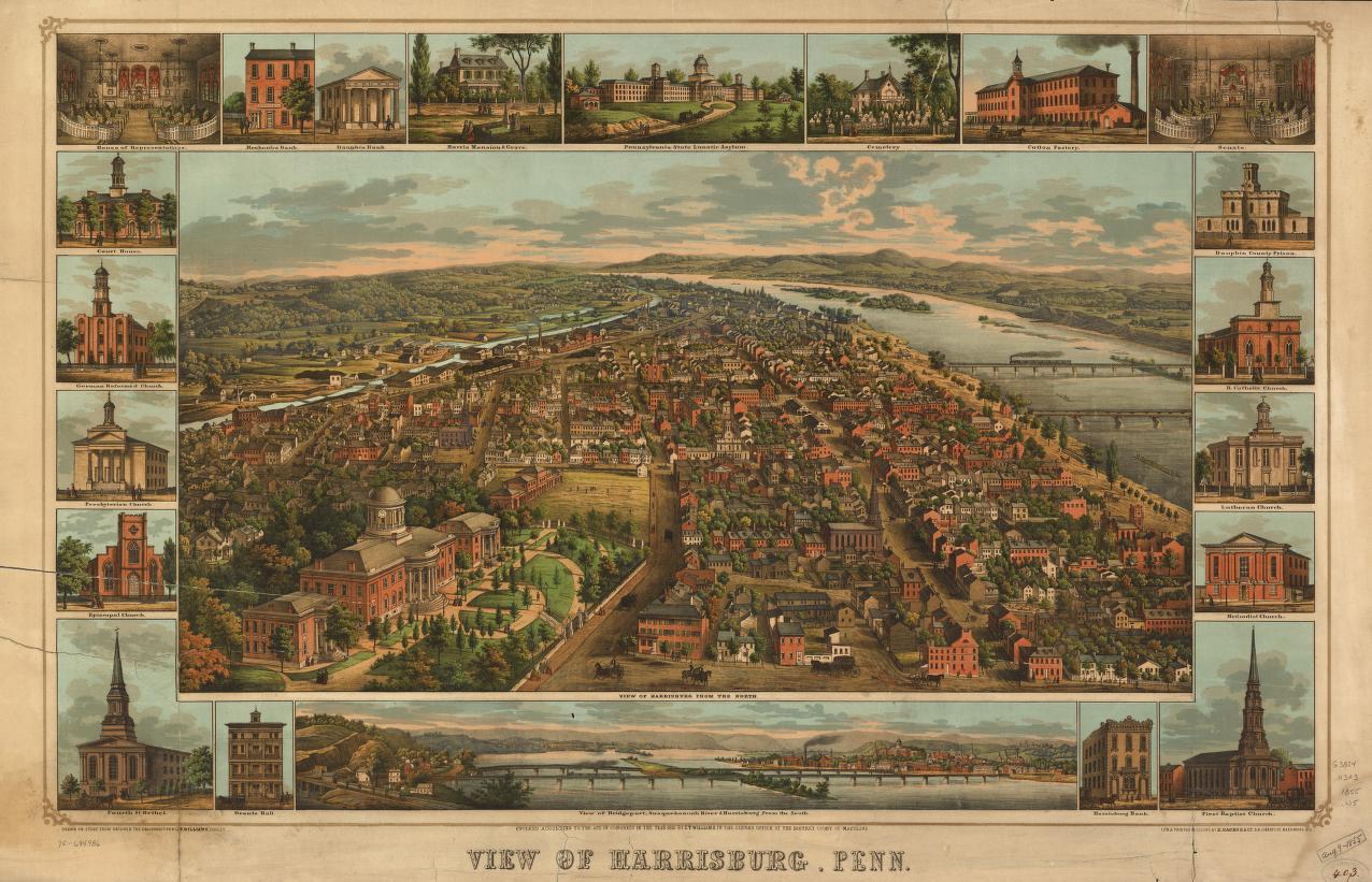 View of Harrisburg, Pennsylvania