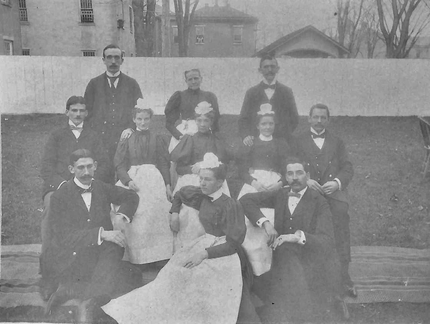 Mixed group about 1900