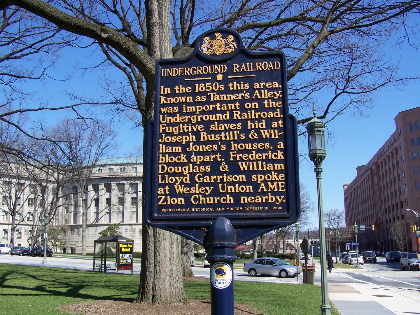 Underground Railroad Marker