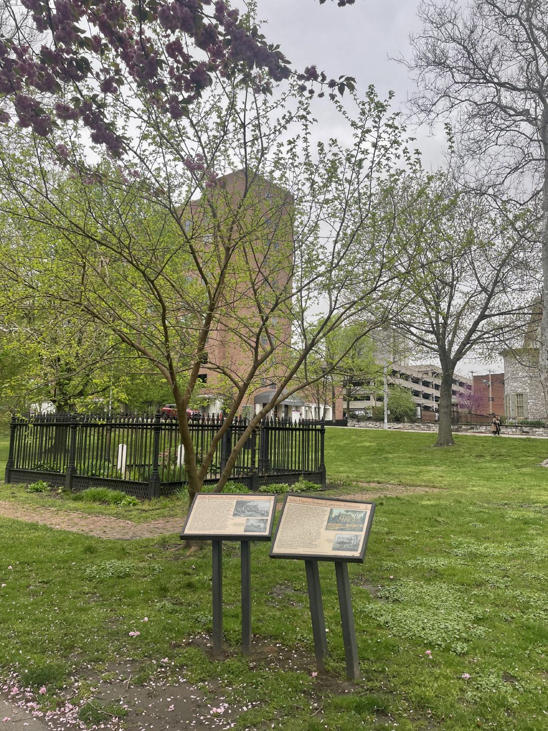 John Harris Sr., Burial Ground Marker