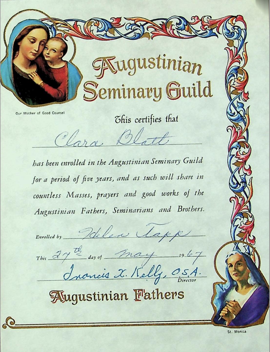 Augustine Seminary Guild